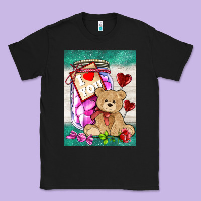 Candy Jar With Bear  Air Classic Tee Designed By Adodesignshop