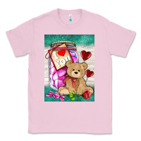 Bubblegum Pink candy jar with bear  air Classic Tee - AdoDesignShop