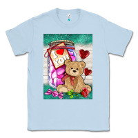 Dusty Blue candy jar with bear  air Classic Tee - AdoDesignShop
