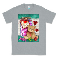 Heather Grey candy jar with bear  air Classic Tee - AdoDesignShop