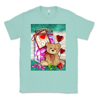 Seafoam candy jar with bear  air Classic Tee - AdoDesignShop