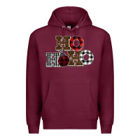 Burgundy ho ho ho buffalo Premium Hoodie - Bettercallsaul