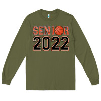 Army Green senior basketball Long Sleeve Tee - AdoDesignShop