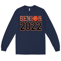 Navy senior basketball Long Sleeve Tee - AdoDesignShop
