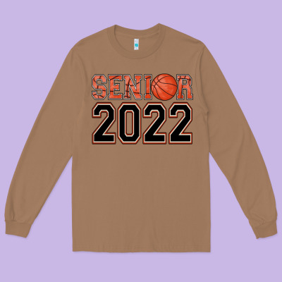 Senior Basketball Long Sleeve Tee Designed By Adodesignshop