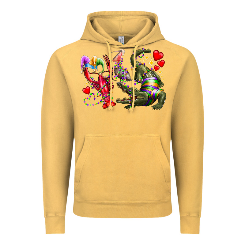 Mardi Gras Vintage Hoodie by RacoonDesign | Teevron