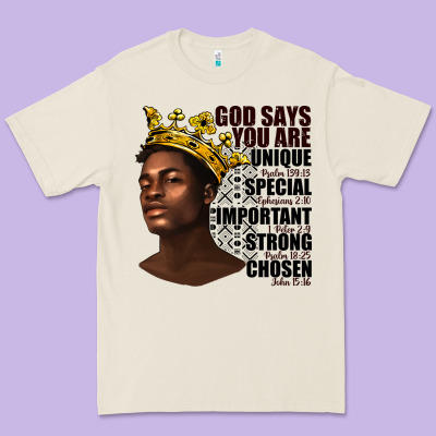 Afro Man God Says You Are Premium Tee Designed By Texasbilliewilder