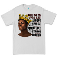 Dove Grey afro man god says you are Premium Tee - texasbilliewilder