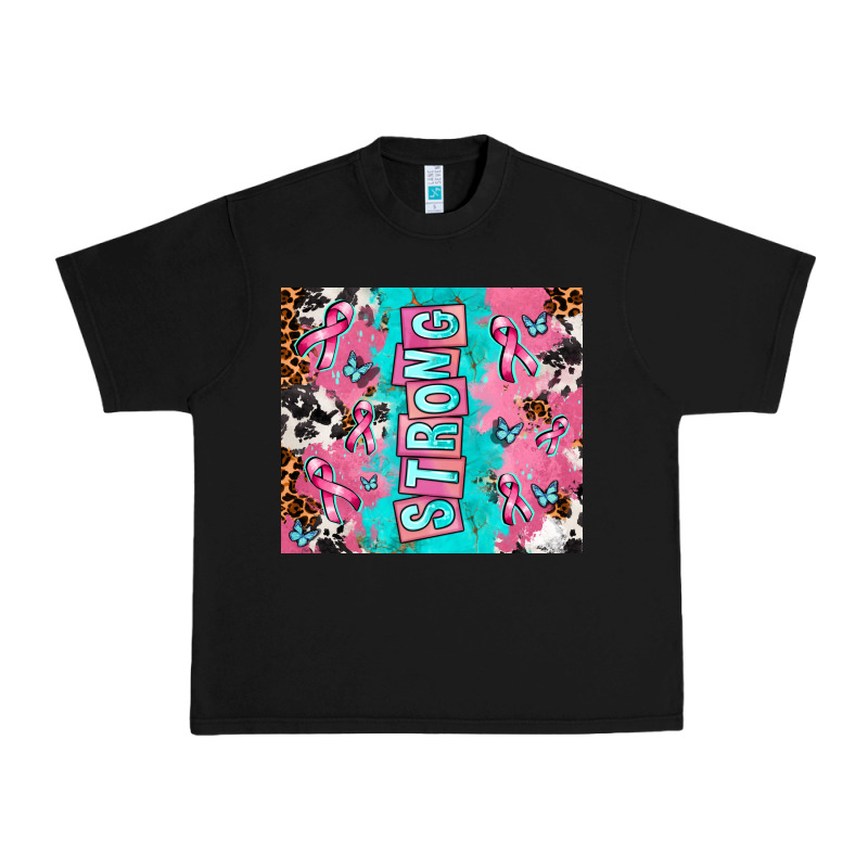 Breast Cancer Awareness Strong Urban Heavy Tee by AdoDesignShop | Teevron