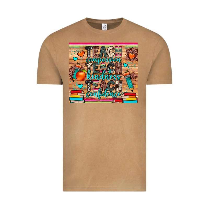 Teach Compassion Kindness Confidence Vintage Tee by JahusDesignShop | Teevron
