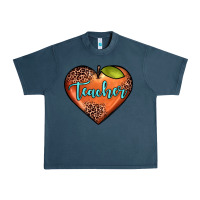 Midnight Navy teacher heart Urban Heavy Tee - JahusDesignShop