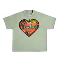 Oil Green teacher heart Urban Heavy Tee - JahusDesignShop
