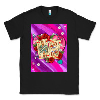 Black playing cards with pearls and glitter air Classic Tee - AdoDesignShop