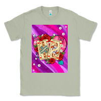 Matcha playing cards with pearls and glitter air Classic Tee - AdoDesignShop