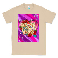 Mushroom playing cards with pearls and glitter air Classic Tee - AdoDesignShop