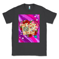 Smoke playing cards with pearls and glitter air Classic Tee - AdoDesignShop