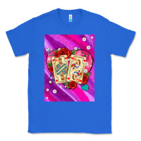 True Royal playing cards with pearls and glitter air Classic Tee - AdoDesignShop