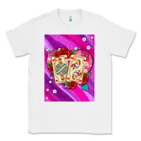 White playing cards with pearls and glitter air Classic Tee - AdoDesignShop