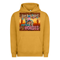 Just A Girl Who Loves Horses Urban Hoodie | Teevron