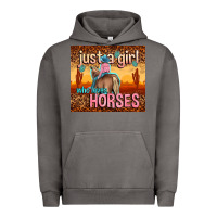 Pigment Tornado just a girl who loves horses Urban Hoodie - TumblerDesignByShophia