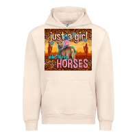 Sandshell just a girl who loves horses Urban Hoodie - TumblerDesignByShophia