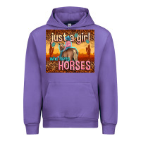 Tulip just a girl who loves horses Urban Hoodie - TumblerDesignByShophia