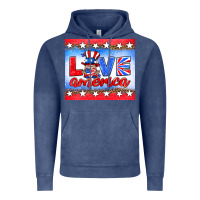 Vintage Denim love america gnome Vintage Hoodie - HRA Design Shop