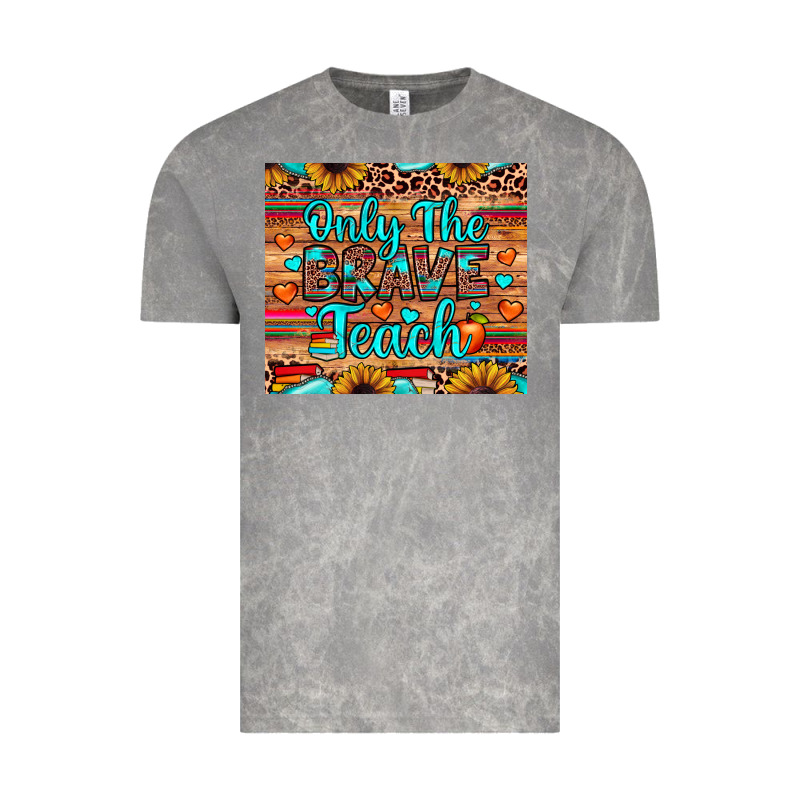 Only The Brave Teach Vintage Tee by JahusDesignShop | Teevron