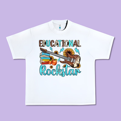 Educational Rockstar Urban Heavy Tee Designed By Jahusdesignshop