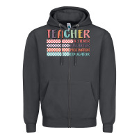 Smoke retro teacher Zipper Hoodie - MaliasSmallBusiness