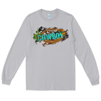 Moon Dust western cowboy and hat with cactus and cowhide Long Sleeve Tee - Artiststas