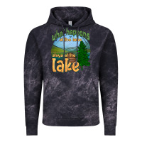Cloud Black what happens at the lake stays at the lake Vintage Hoodie - HRA Design Shop