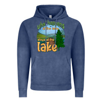 Vintage Denim what happens at the lake stays at the lake Vintage Hoodie - HRA Design Shop