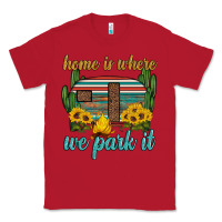 Red home is where we park it Classic Tee - Artiststas