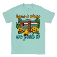 Seafoam home is where we park it Classic Tee - Artiststas