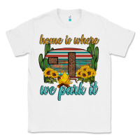 White home is where we park it Classic Tee - Artiststas
