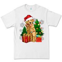 White christmas golden dog Premium Tee - Zillion Design Studio
