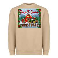 Mushroom small town christmas mousepad Heavyweight Sweatshirt - BundleAndBundleShop
