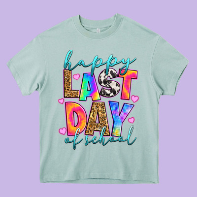 Heavy Core Tee happy last day of school