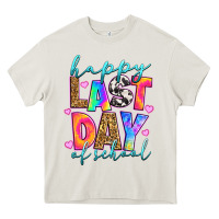 Cream happy last day of school Heavy Core Tee - RanaPortraitStore
