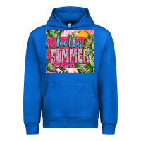 Cobalt hello summer with cowhide Urban Hoodie - TumblerDesignByShophia