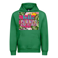 Emerald hello summer with cowhide Urban Hoodie - TumblerDesignByShophia