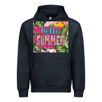 Navy hello summer with cowhide Urban Hoodie - TumblerDesignByShophia