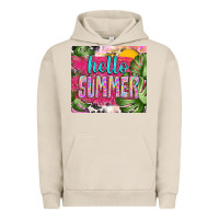 Pigment French Oak hello summer with cowhide Urban Hoodie - TumblerDesignByShophia