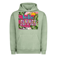 Pigment Oil Green hello summer with cowhide Urban Hoodie - TumblerDesignByShophia