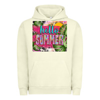 Pigment Pistachio hello summer with cowhide Urban Hoodie - TumblerDesignByShophia