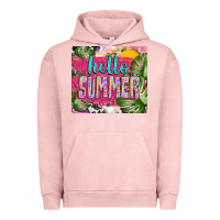 Pigment Salmon hello summer with cowhide Urban Hoodie - TumblerDesignByShophia