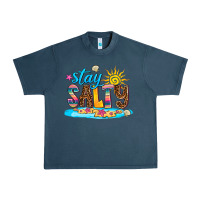 Midnight Navy stay salty Urban Heavy Tee - AdoDesignShop
