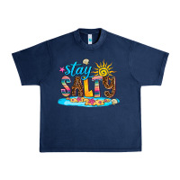 Navy stay salty Urban Heavy Tee - AdoDesignShop