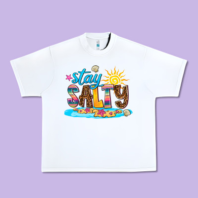 Stay Salty Urban Heavy Tee Designed By Adodesignshop